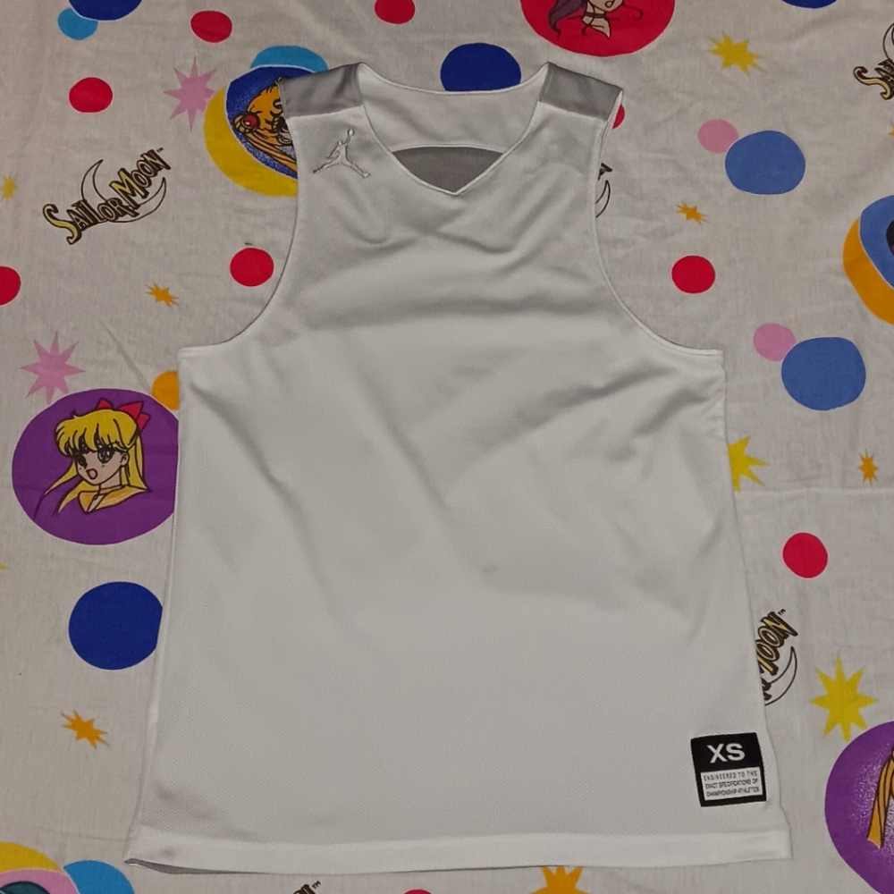 Jordan Reversible Basketball Jersey Jumpman Gray & White Nike Michael Air